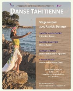 stages danse tahitienne